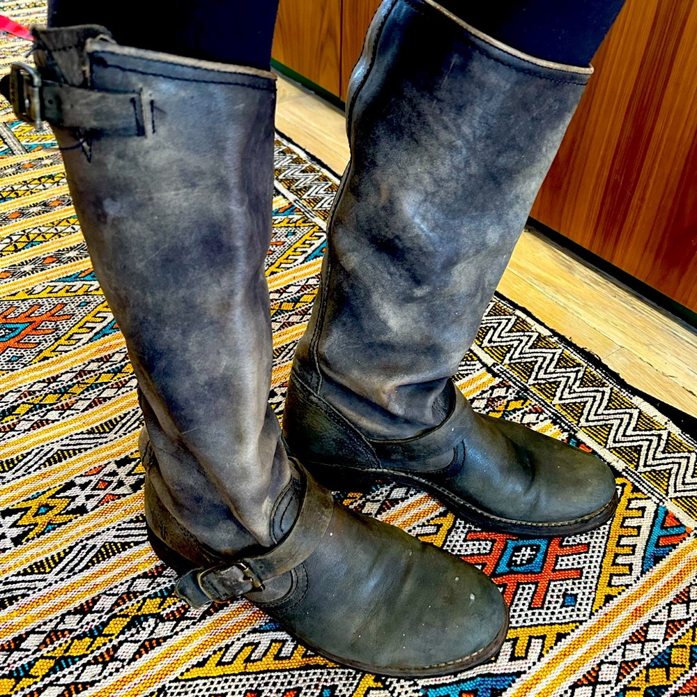 Vintage Frye Boots- Black